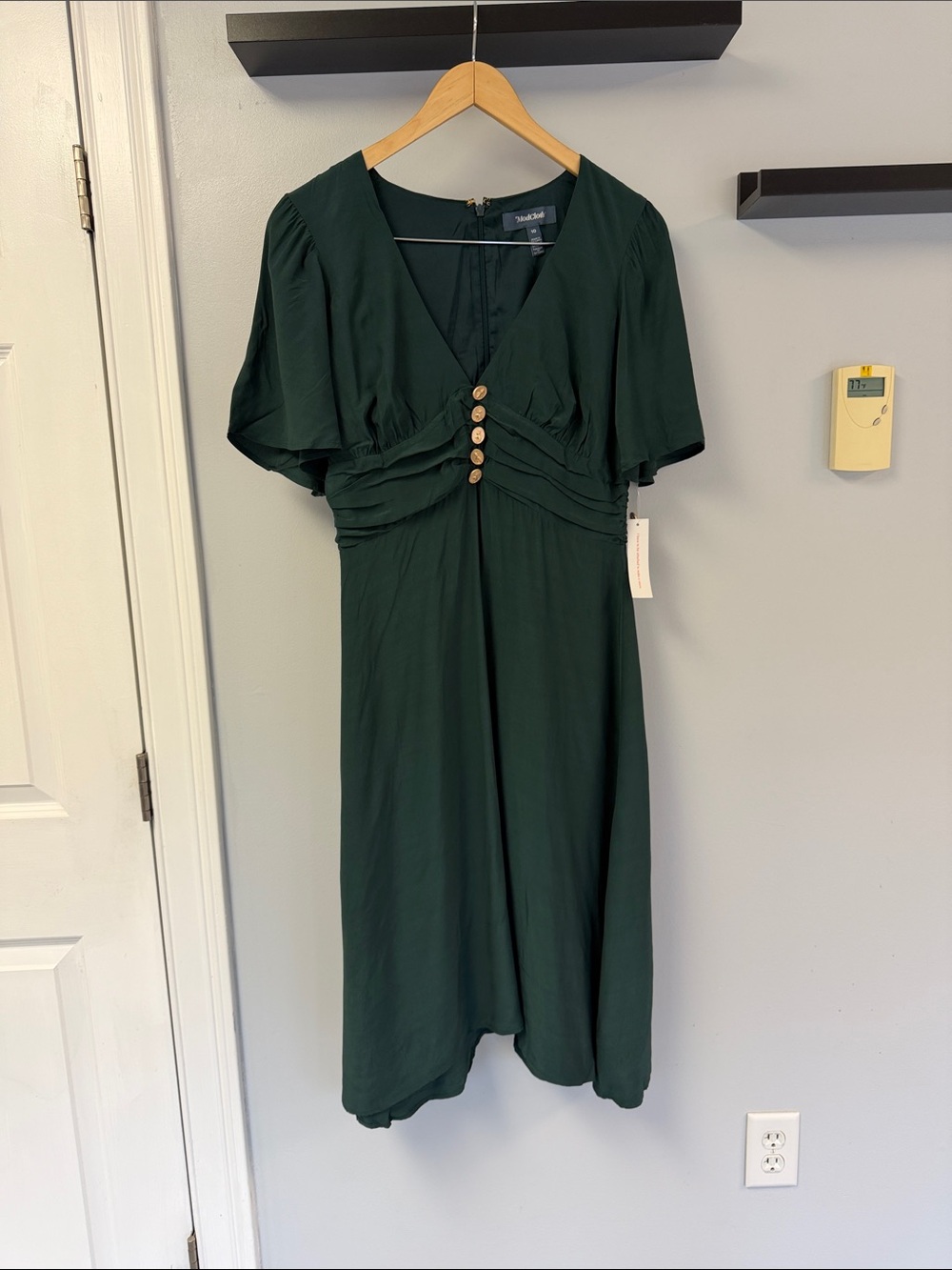 NWT Modcloth Maxi Dress with Vintage Flare